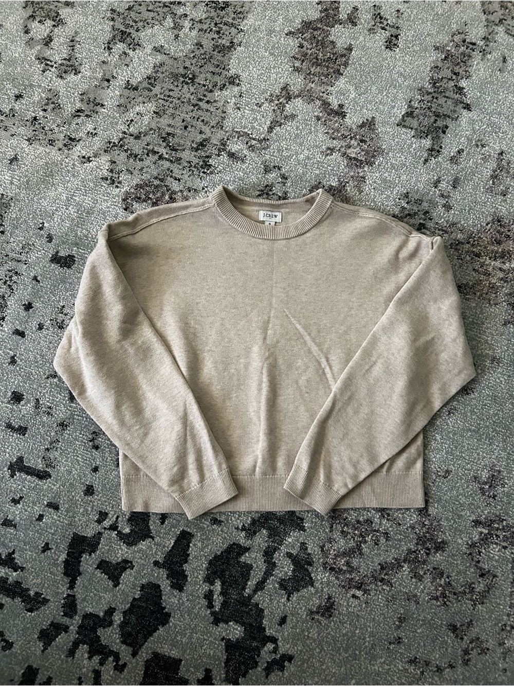 J. Crew Women’s Crewneck Sweater in Light Beige